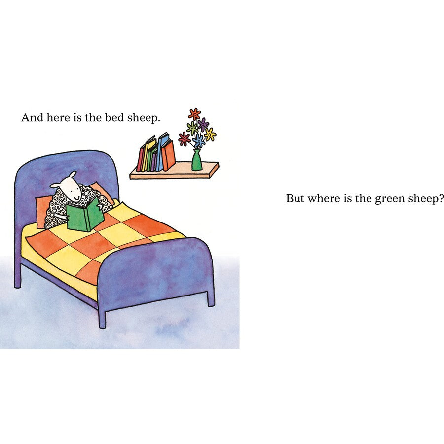 Where Is The Green Sheep? Board Book
