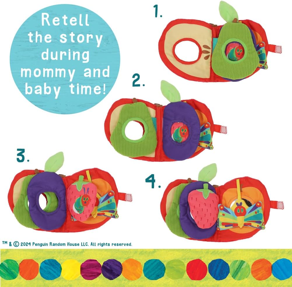 Eric Carle The Very Hungry Caterpillar Storytime Apple & Caterpillar Baby Plush Set