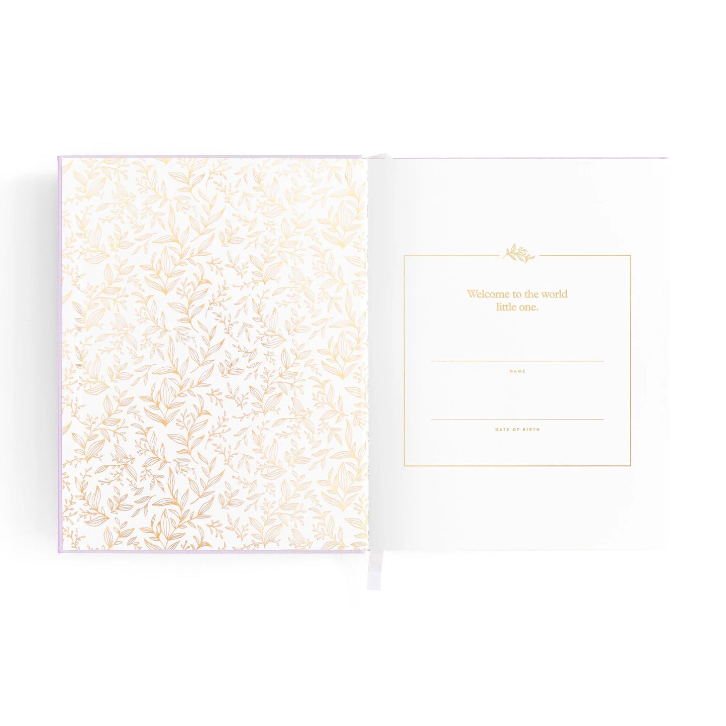 Mini Baby Book Lilac Boxed