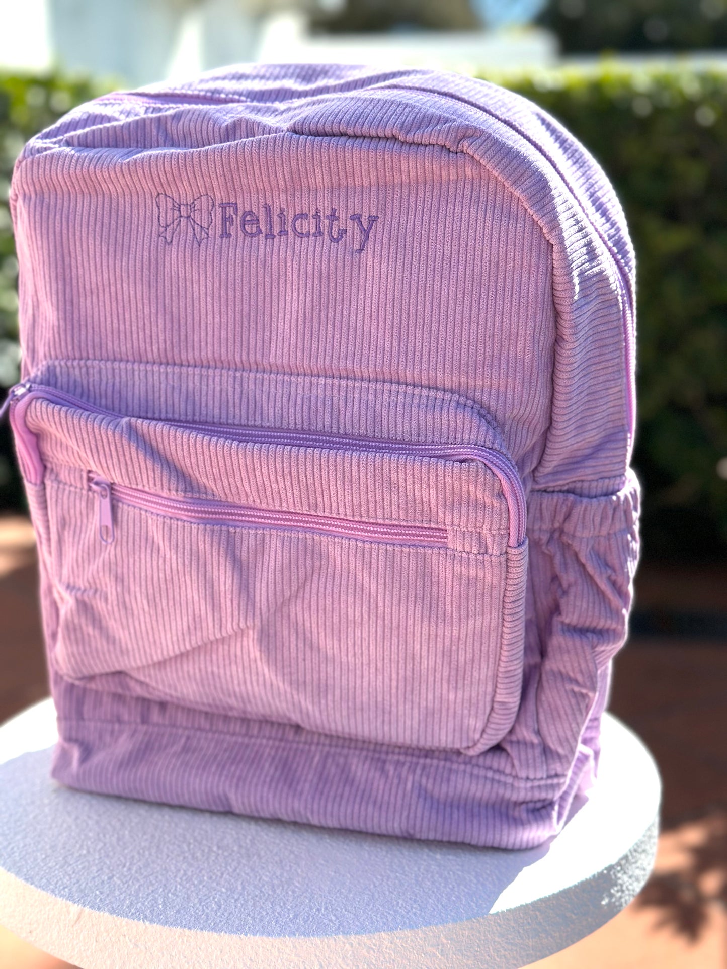 Colour Me Corduroy: Personalised Corduroy Backpack for Kids