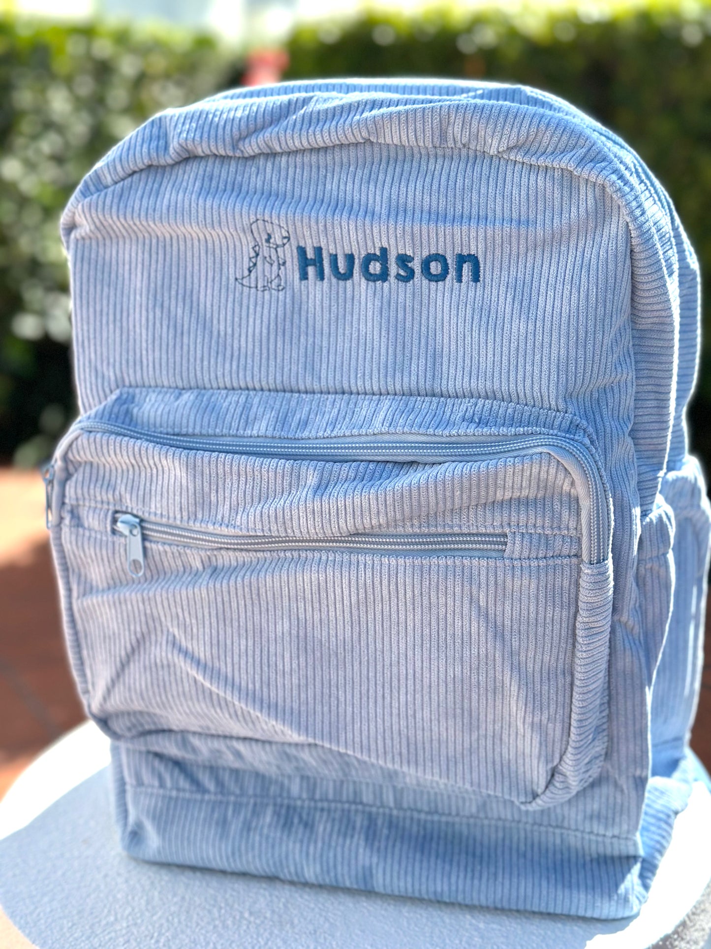 Colour Me Corduroy: Personalised Corduroy Backpack for Kids