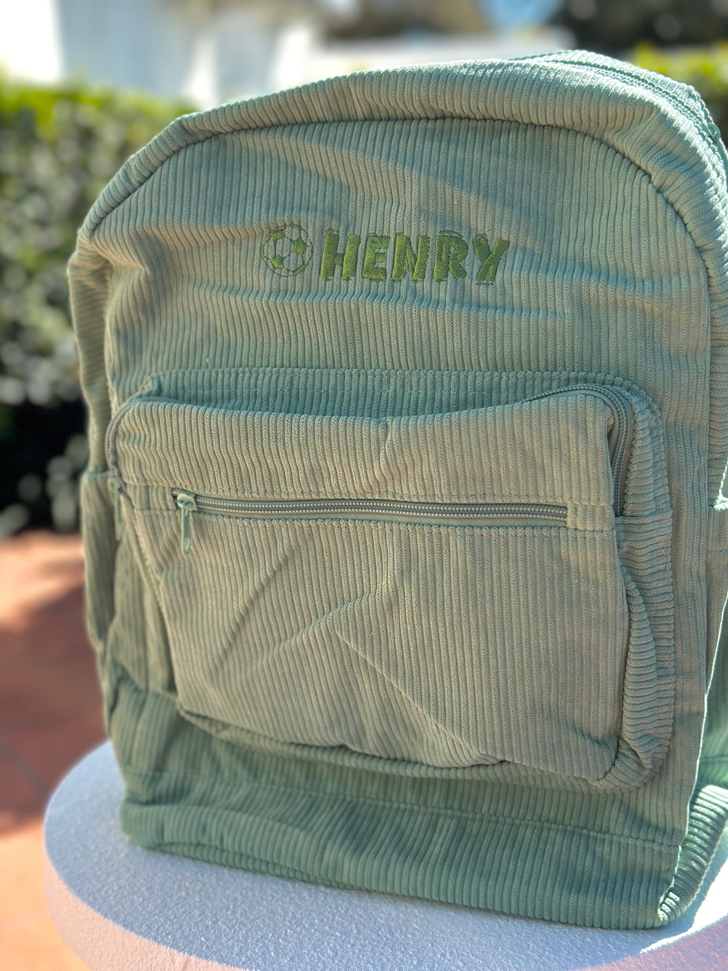 Colour Me Corduroy: Personalised Corduroy Backpack for Kids