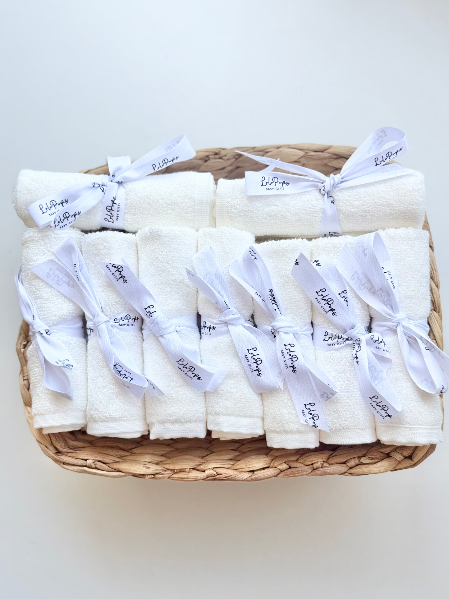 100% Organic Bamboo Washcloths Individual