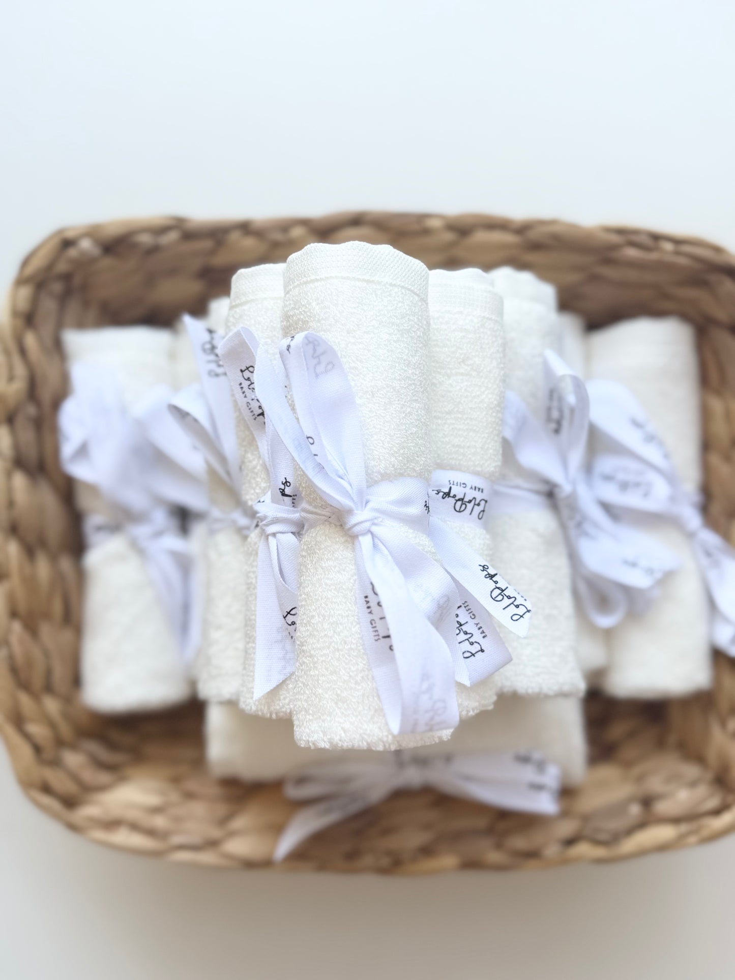 100% Organic Bamboo Washcloths Individual