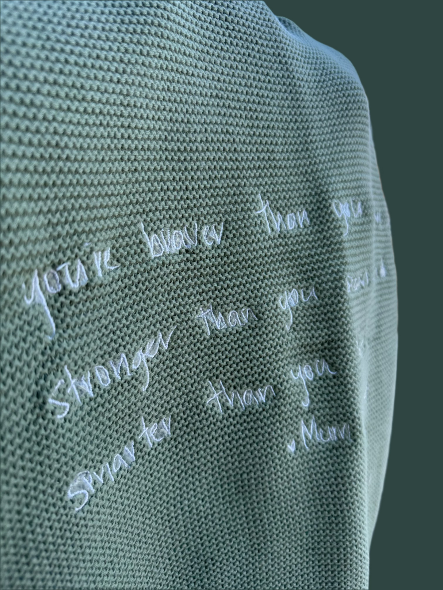Handwritten Personalised Blanket