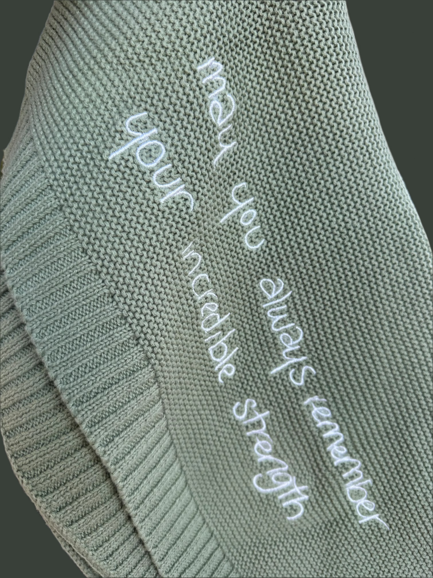 Handwritten Personalised Blanket