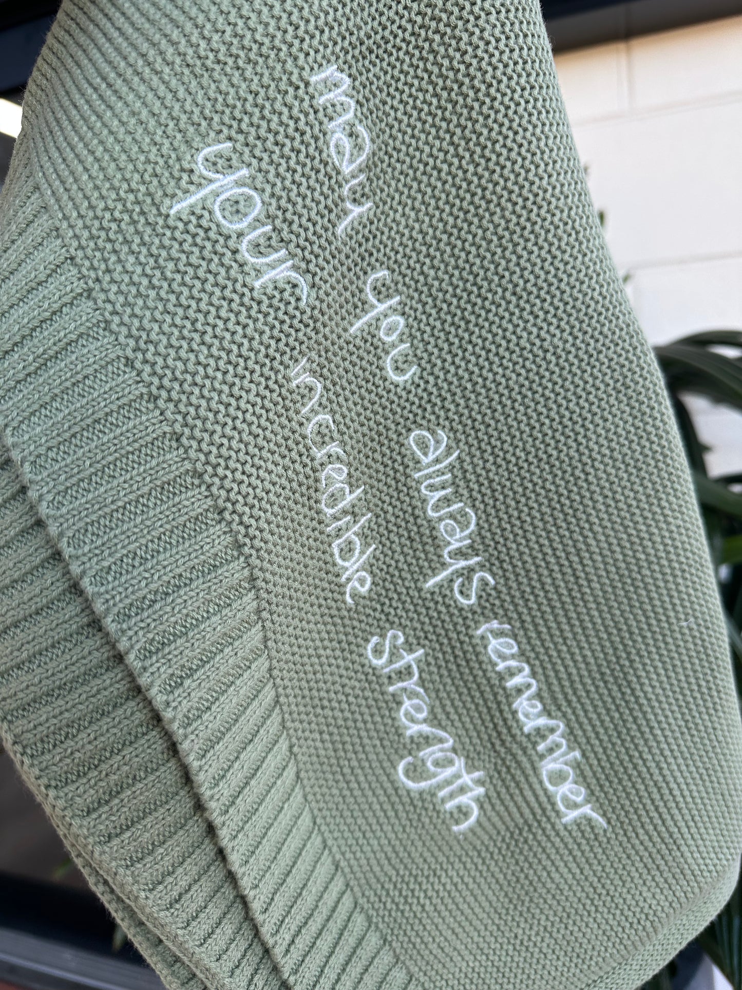 Handwritten Personalised Blanket