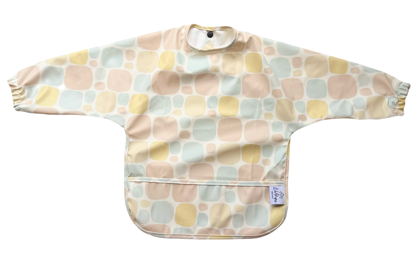 Waterproof Long Sleeve Baby Smock I Soft Shapes