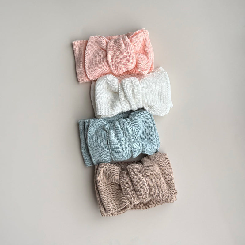 Knitted Baby Bows