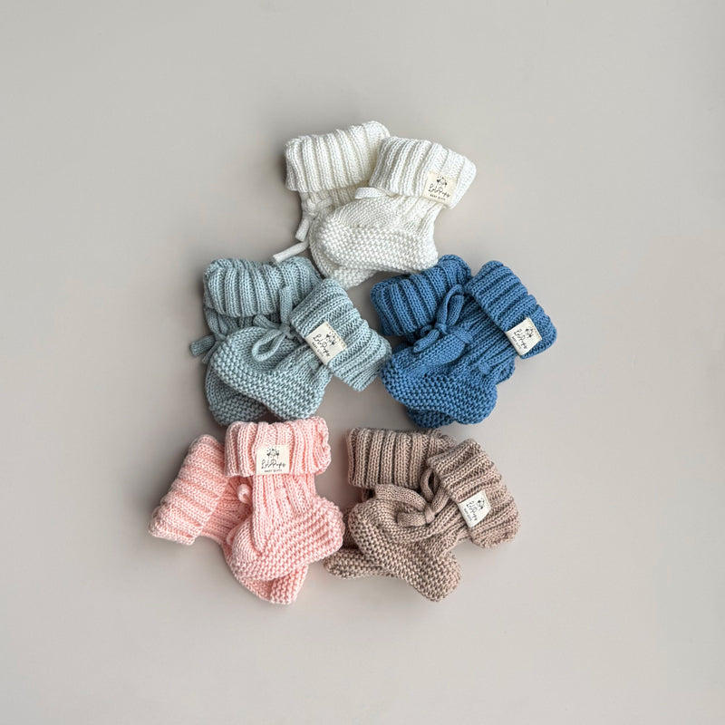 Knitted Baby Booties