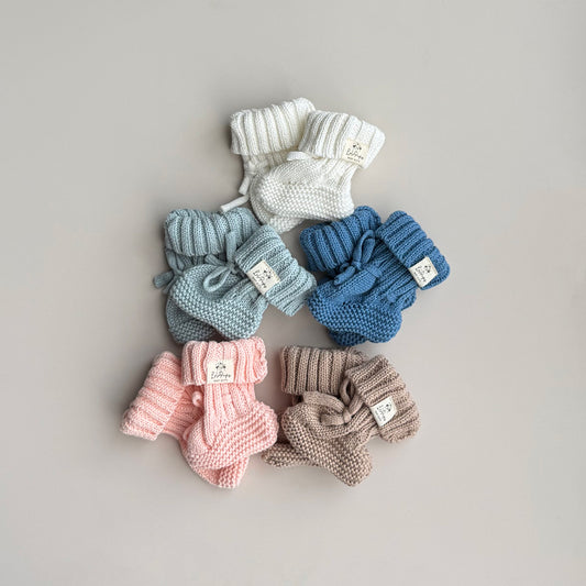 Knitted Baby Booties
