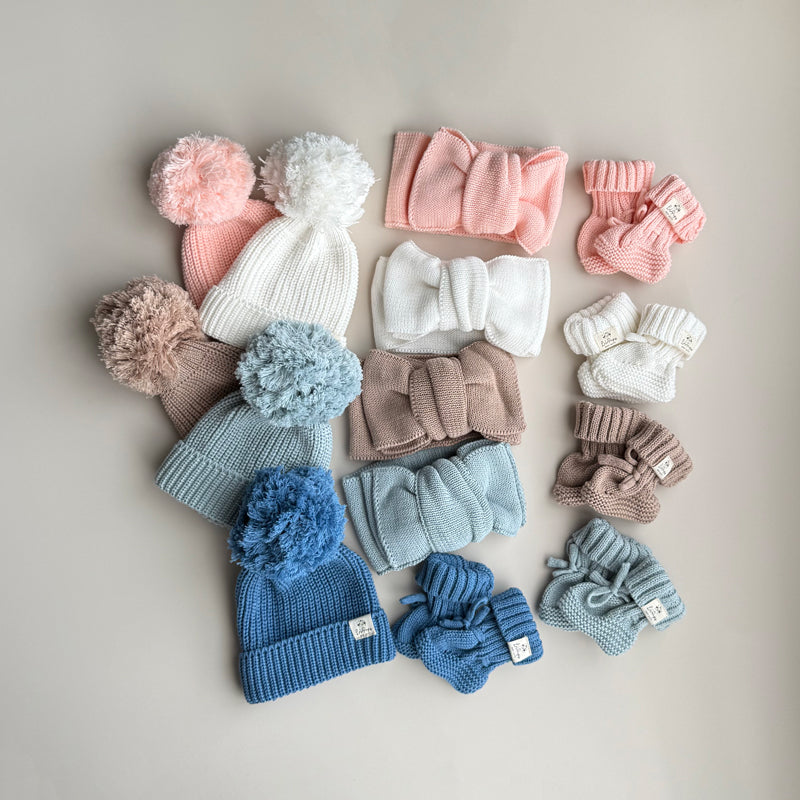 Knitted Baby Beanies