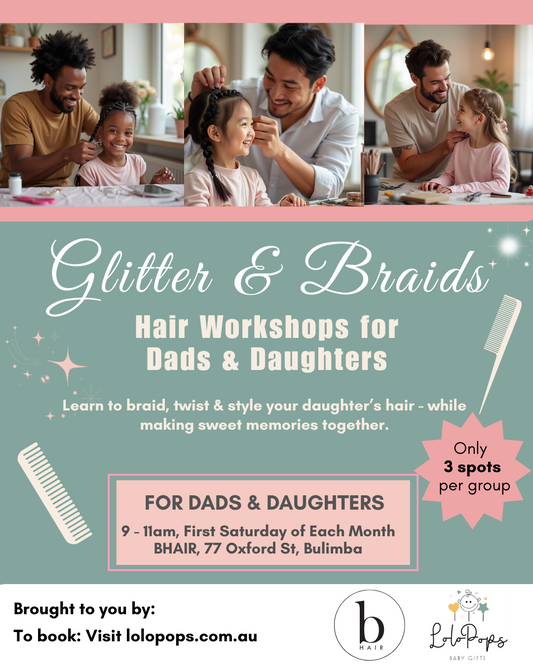 Daddy Daughter Hair Workshop