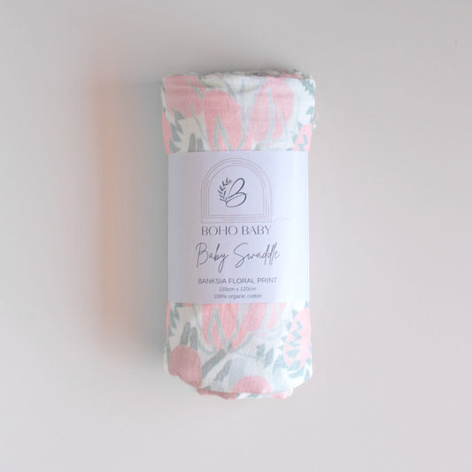 Boho Baby Banksia Swaddle Wrap