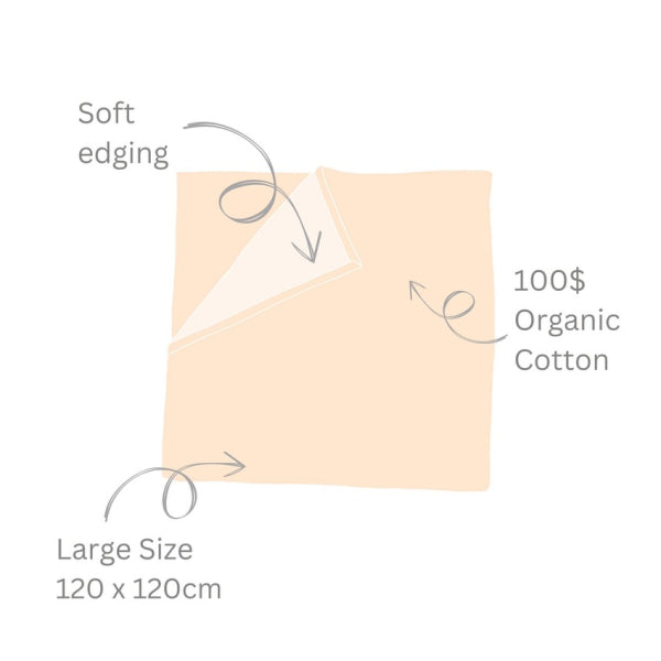 Boho Baby Banksia Swaddle Wrap