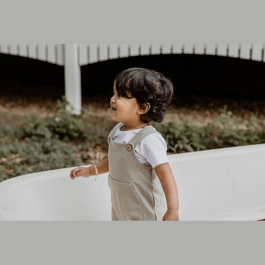 Leo Organic Cotton Overalls