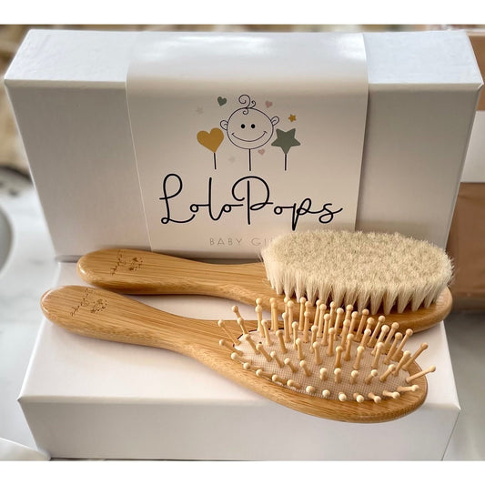 Bamboo Hairbrush Set