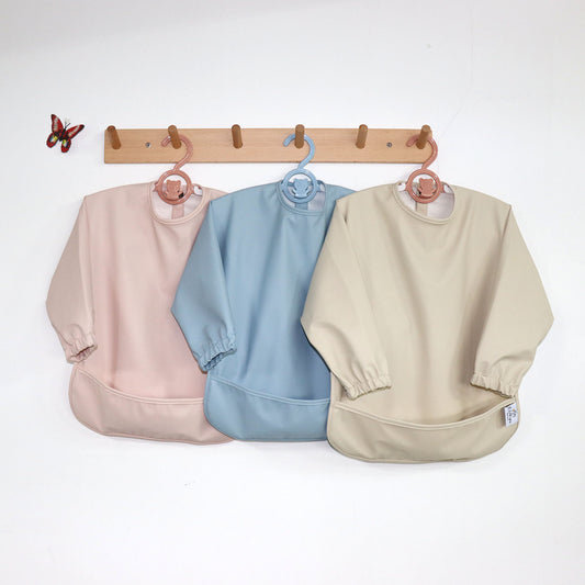 Waterproof Long Sleeve Baby Smock I Soft Shapes