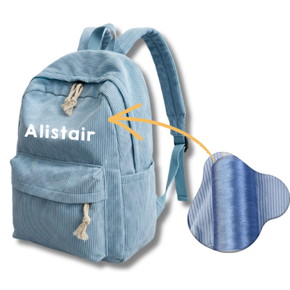 Personalised Corduroy Backpack for Kids