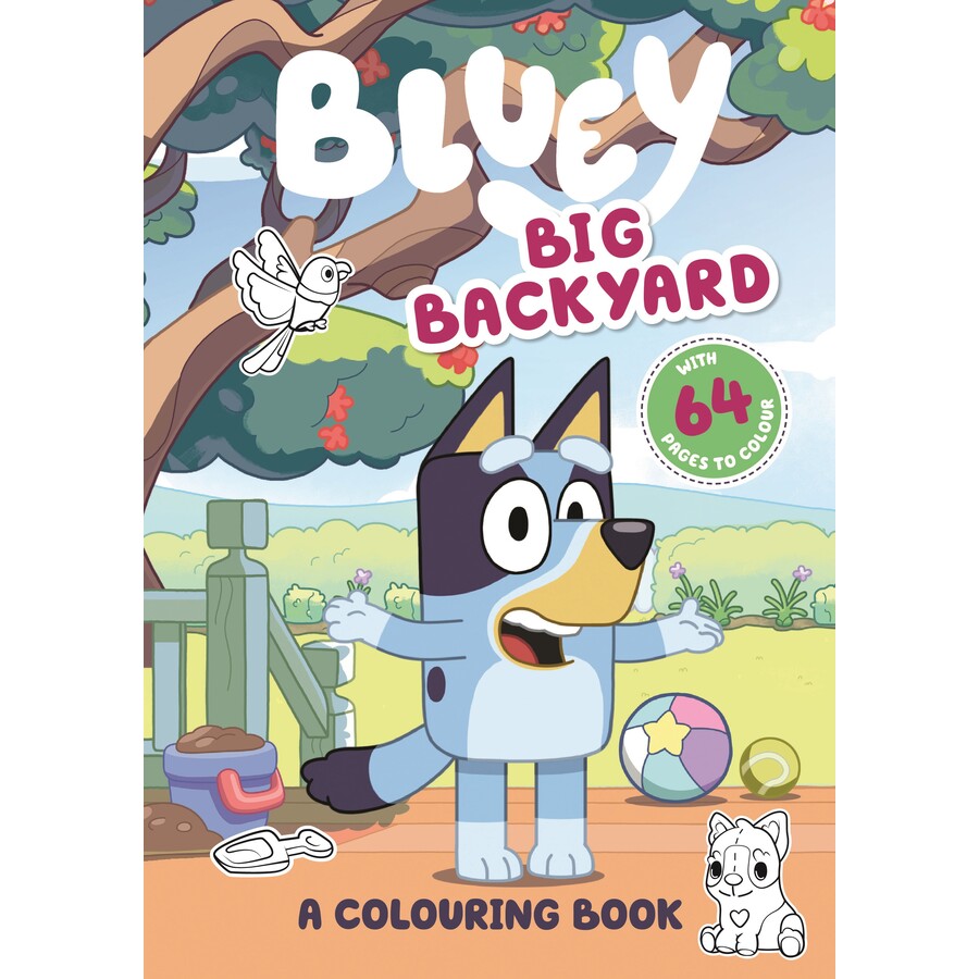 Bluey: Big Backyard A Colouring Book