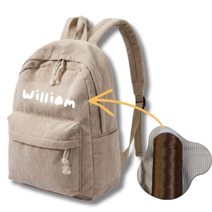 Personalised Corduroy Backpack for Kids