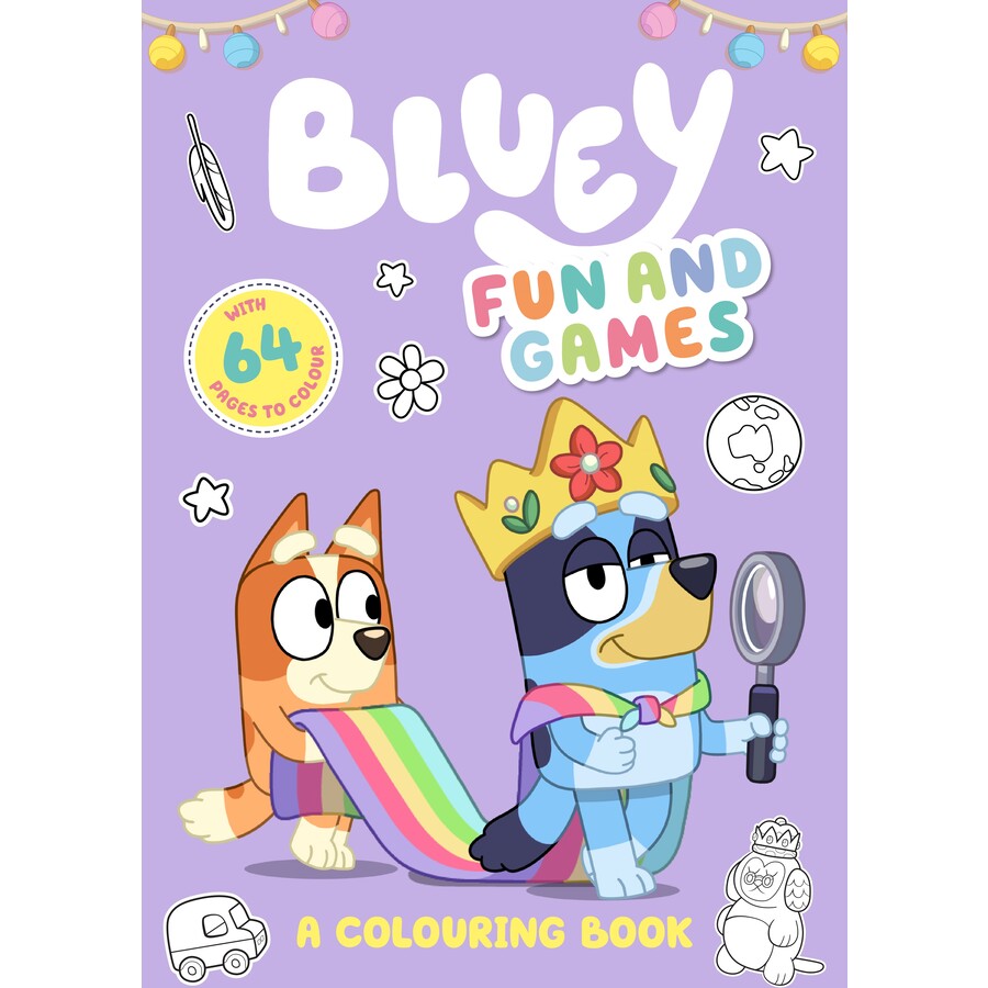 Bluey: Fun And Games: A Colouring Book