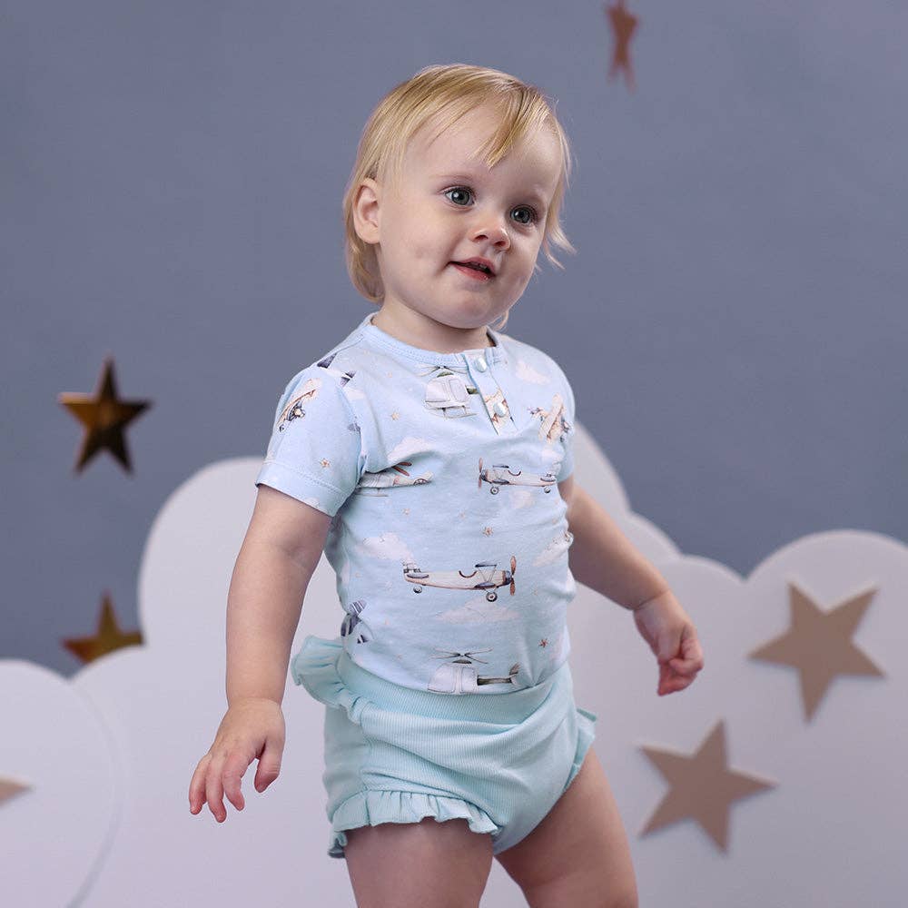 Taking Flight Short Sleeve Organic Bodysuit