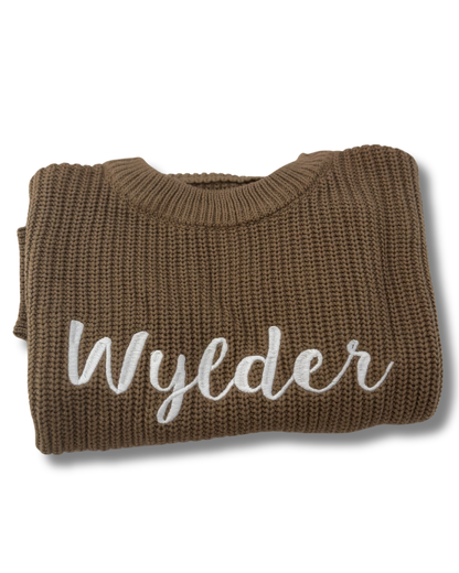 Personalised Baby Sweaters