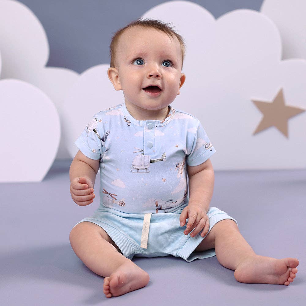 Taking Flight Short Sleeve Organic Bodysuit