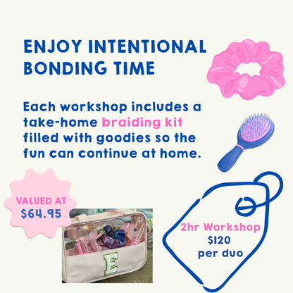 2026 Daddy Daughter Hair Workshops