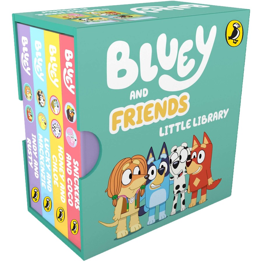 Bluey: Friends Little Library: 4 Books in 1