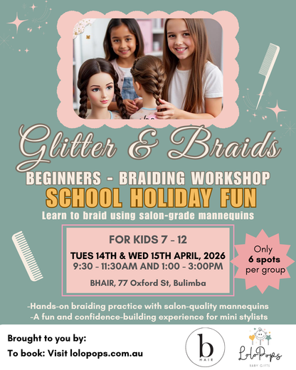 2026: TERM 1 BRAIDING WORKSHOP (BEGINNERS)