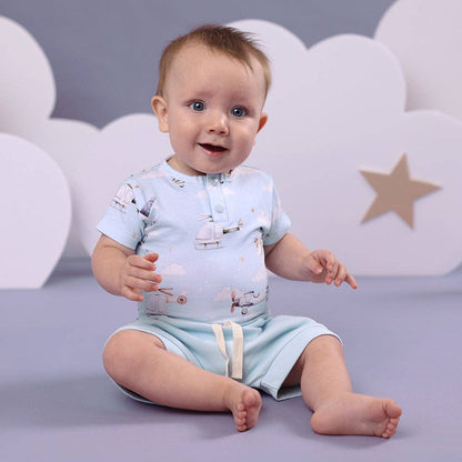 Taking Flight Short Sleeve Organic Bodysuit