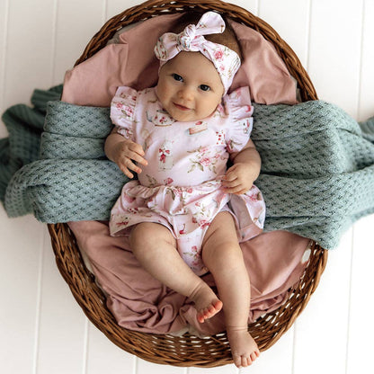 Alice’s Tea Party Short Sleeve Organic Dress