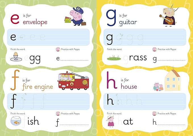 Peppa Pig: Practice With Peppa: Wipe-Clean First Letters