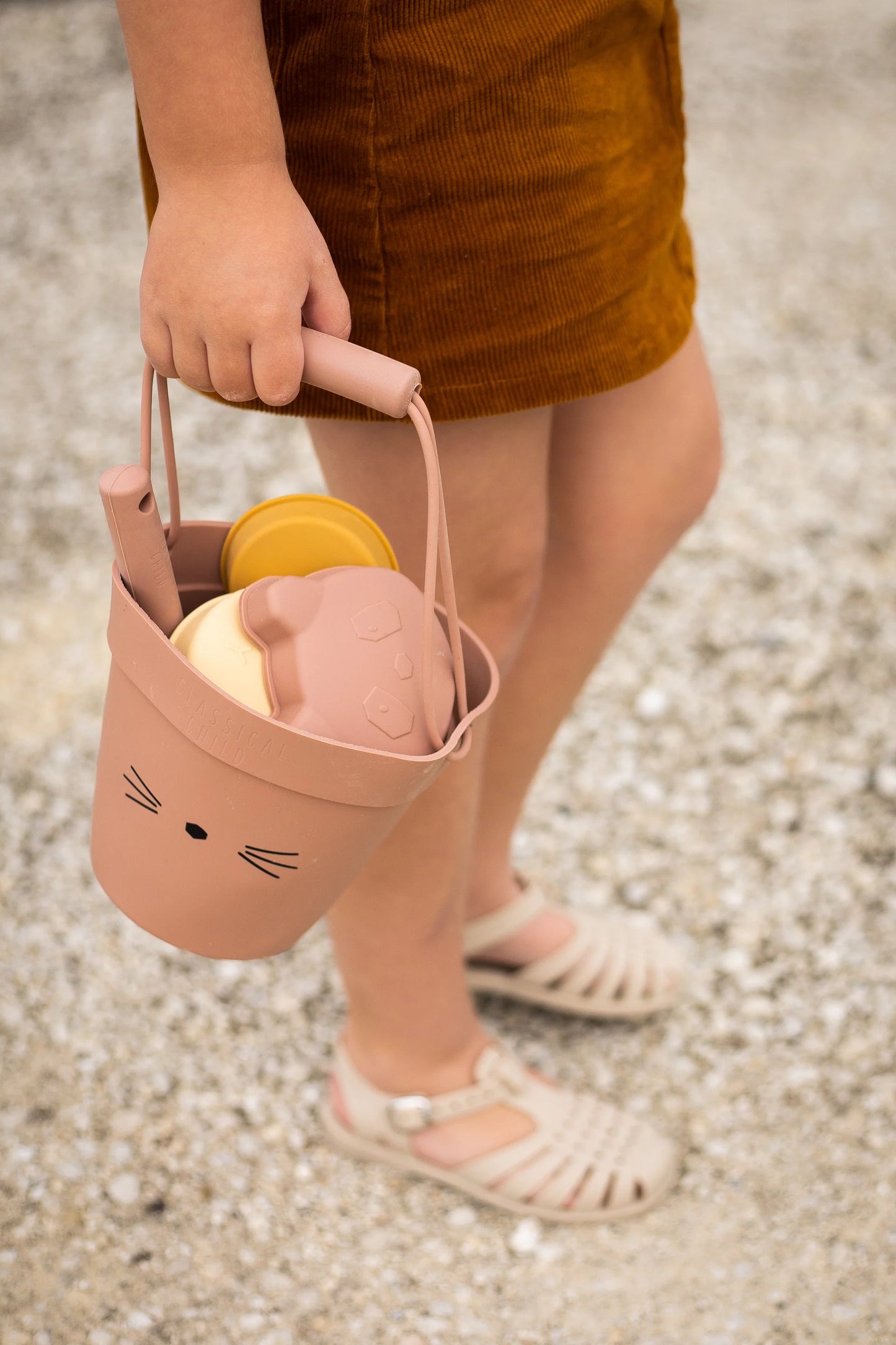 Beach Bucket Set Pink Cat