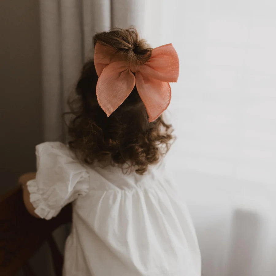 Linen Fable Hair Bow