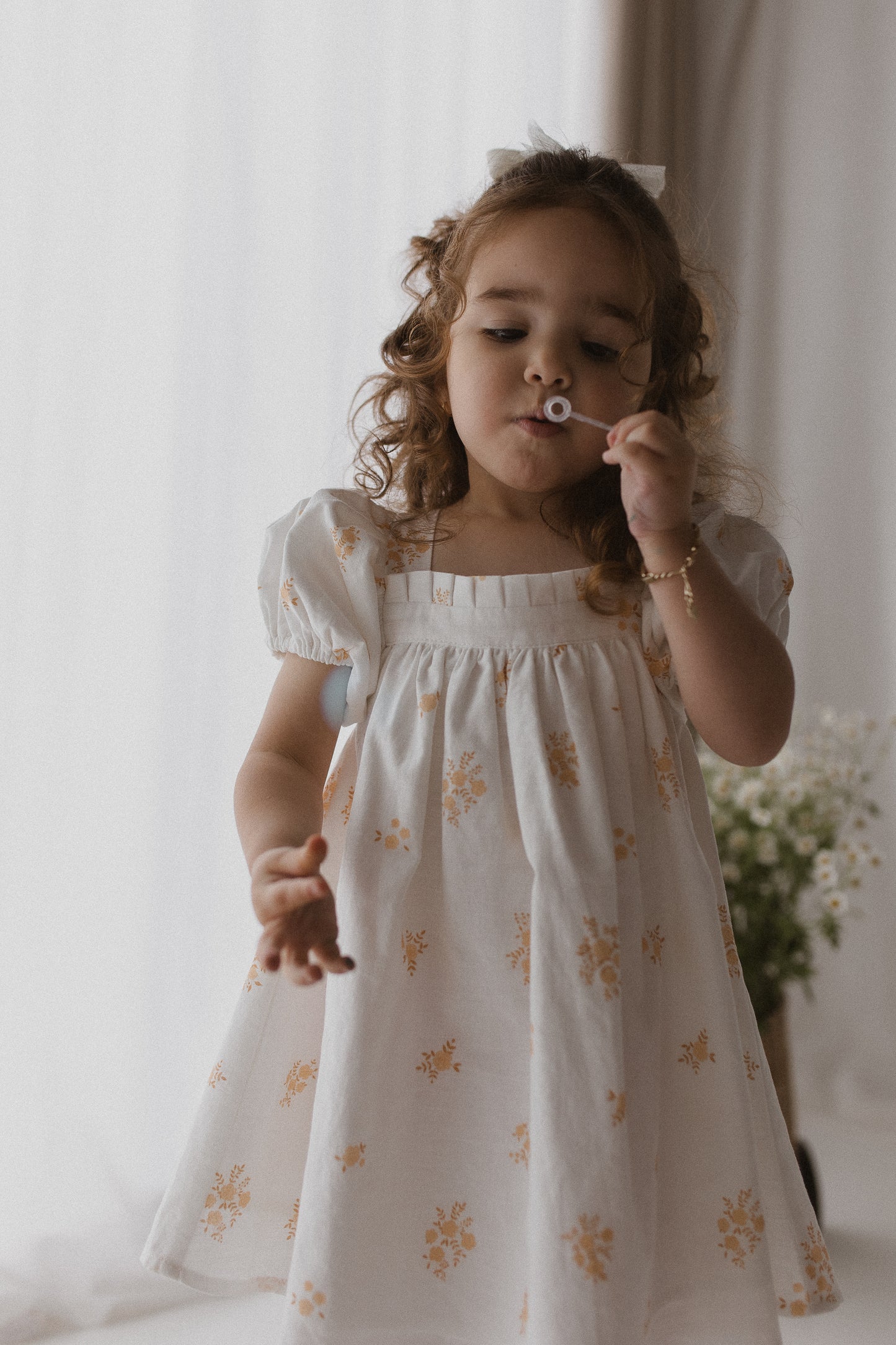 Fleur Dress | Golden Bloom