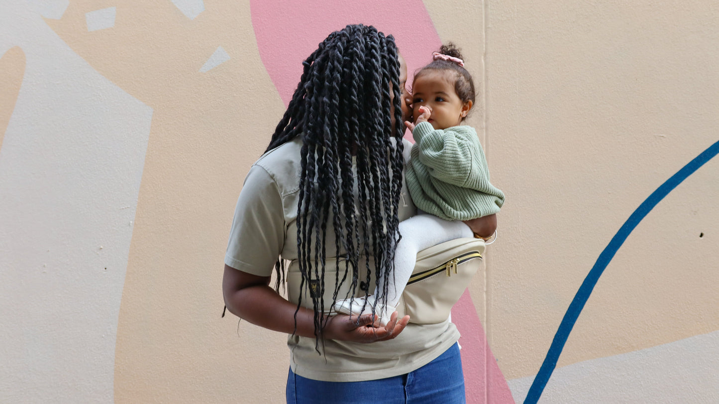 Vegan Leather Baby Hipsurfer Carrier