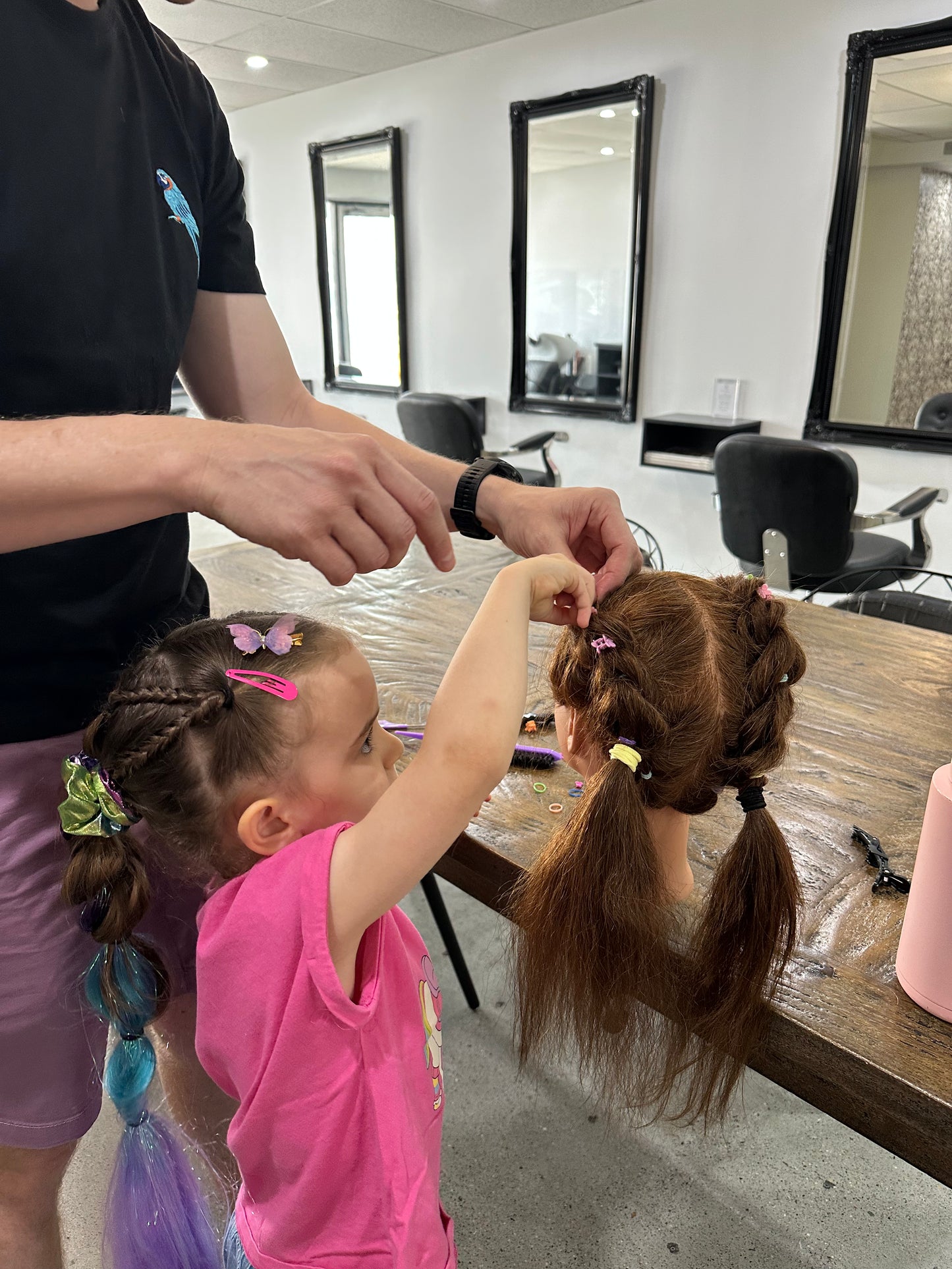 2026 January - Daddy Daughter Hair Workshop