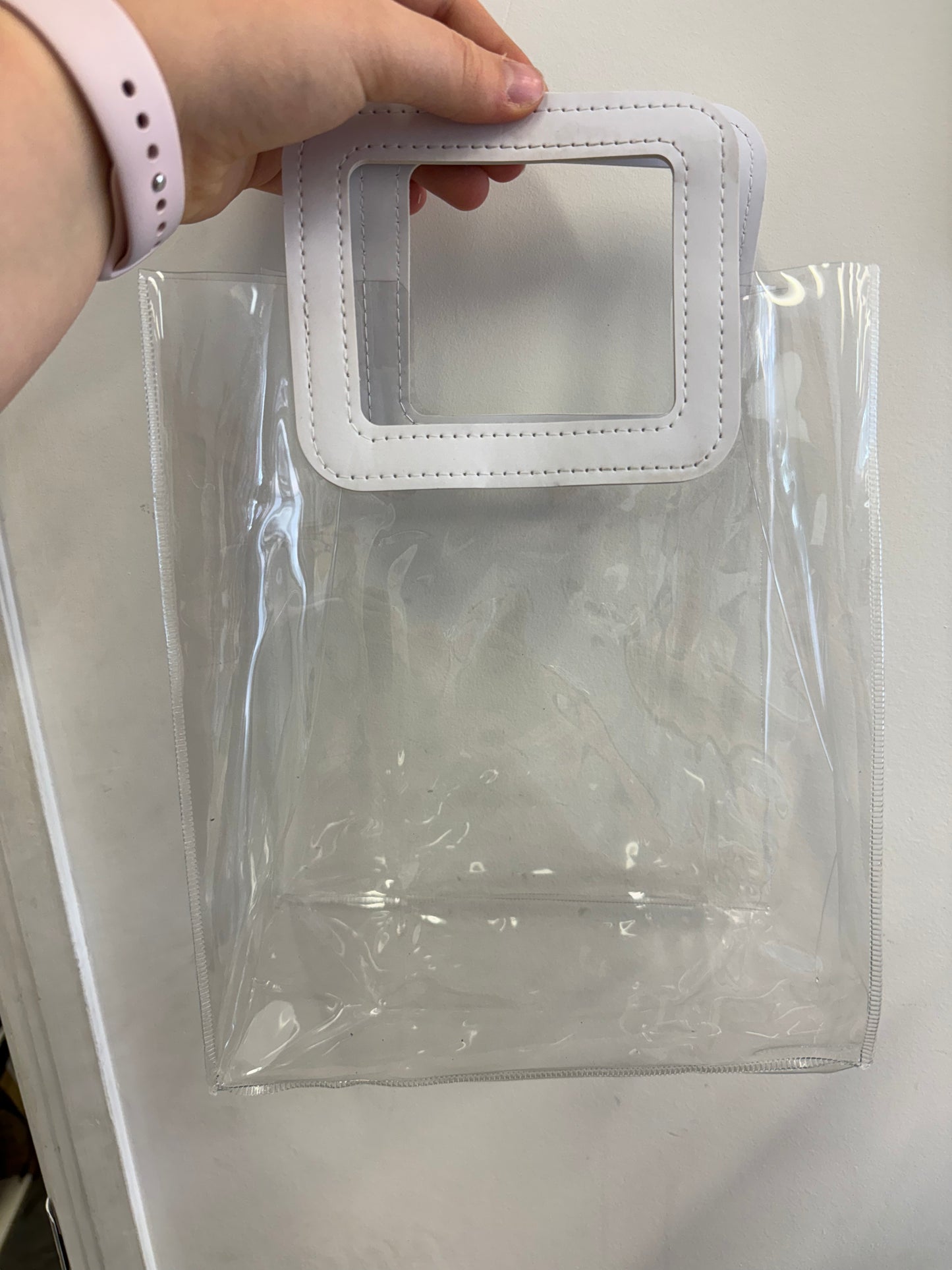 Clear PVC Bag Large