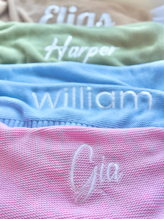 Personalised Cotton Blankets