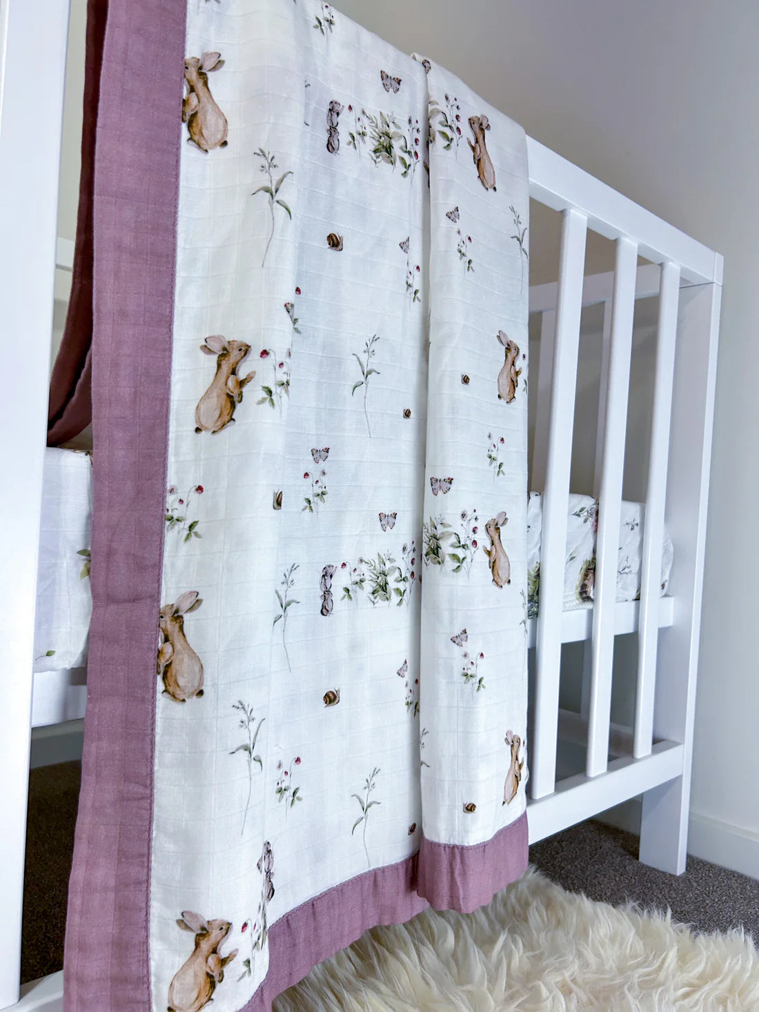 Woodlands Girl Bamboo Muslin Blanket