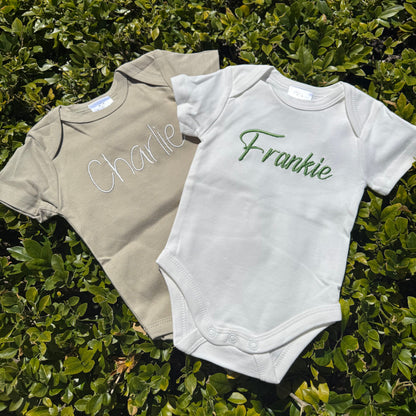 Personalised Baby Onesies