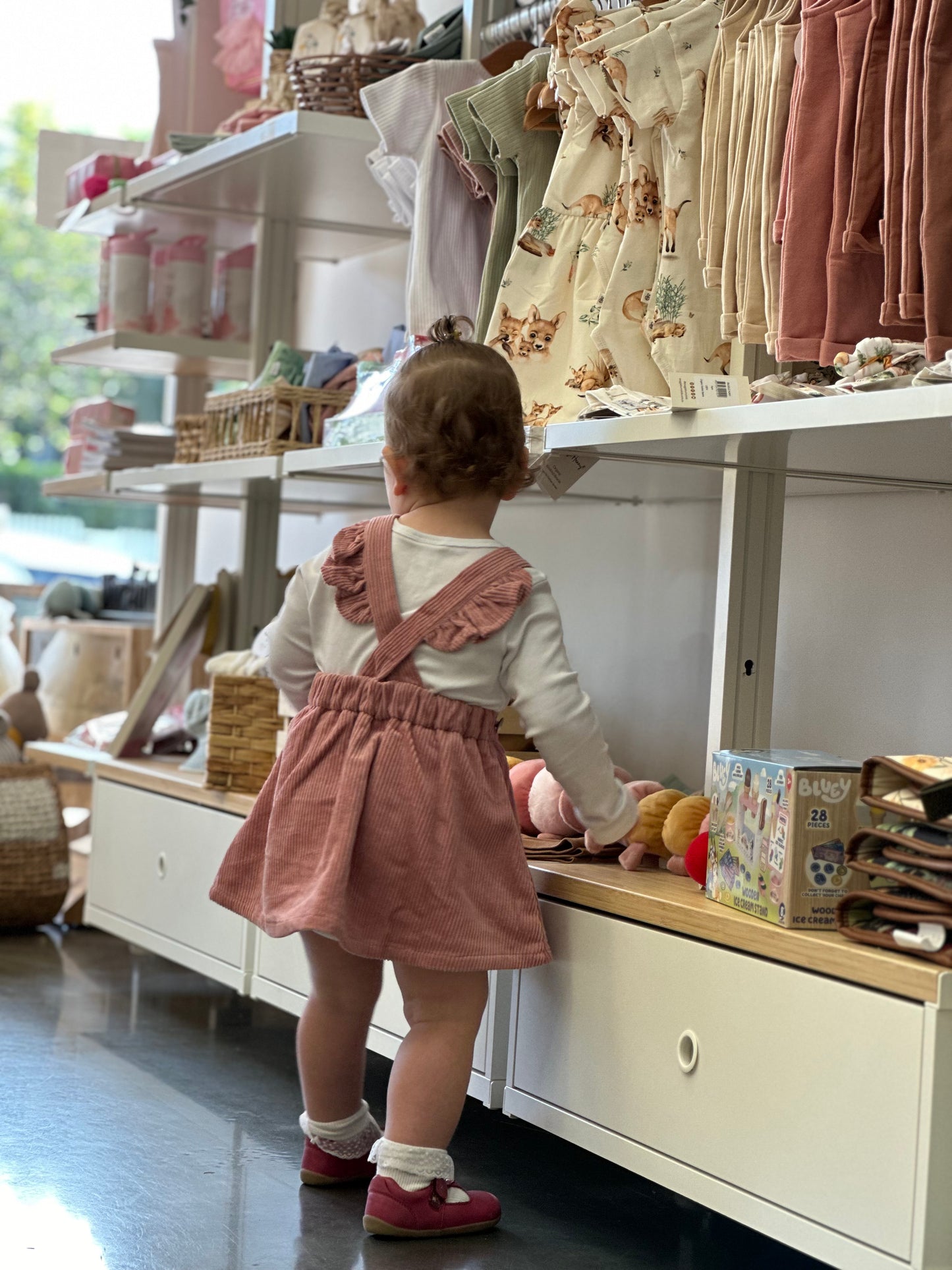 Pink Corduroy Leilah Dress