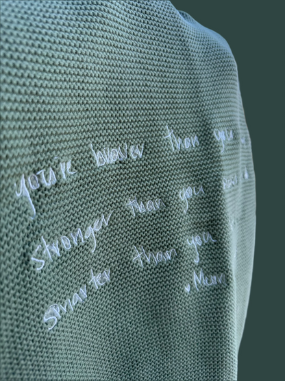 Handwritten Personalised Blanket