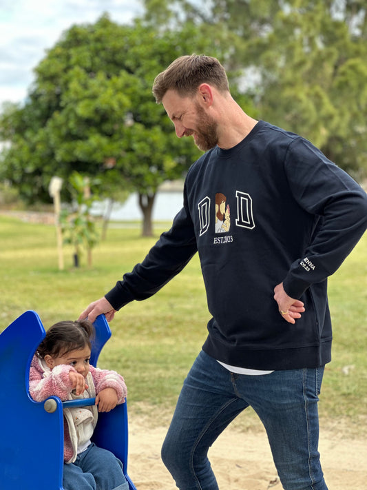 Personalised Father’s Day Sweater – PREMIUM DAD SWEATER Edition