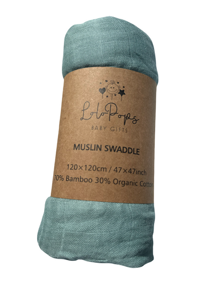 Muslin Swaddle (70% Bamboo / 30% Organic Cotton)