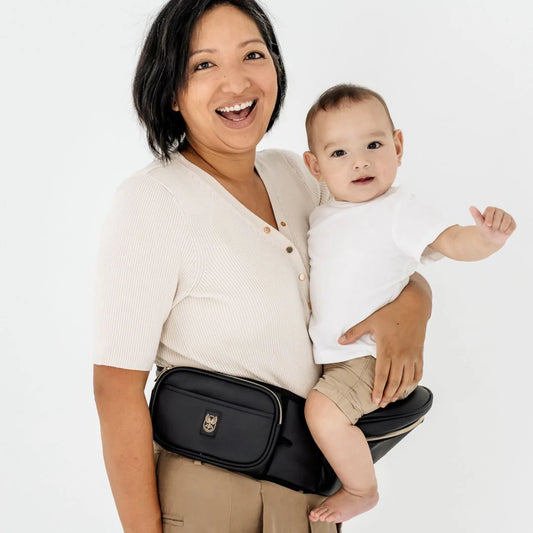 Lux Vegan Leather HipSurfer Hip Seat Baby Carrier