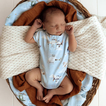Taking Flight Short Sleeve Organic Bodysuit